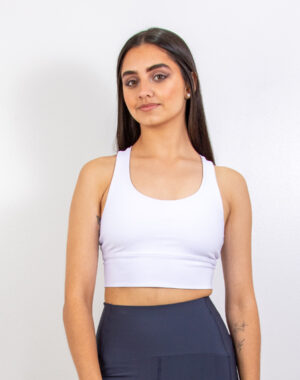 Top Hueso Sport Bra Sens White - Spiral Urban