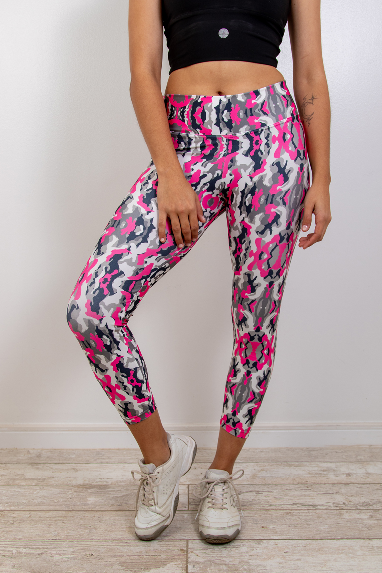 Calza Sublimada Camuflaje Fucsia - Spiral Urban - Imagen 2