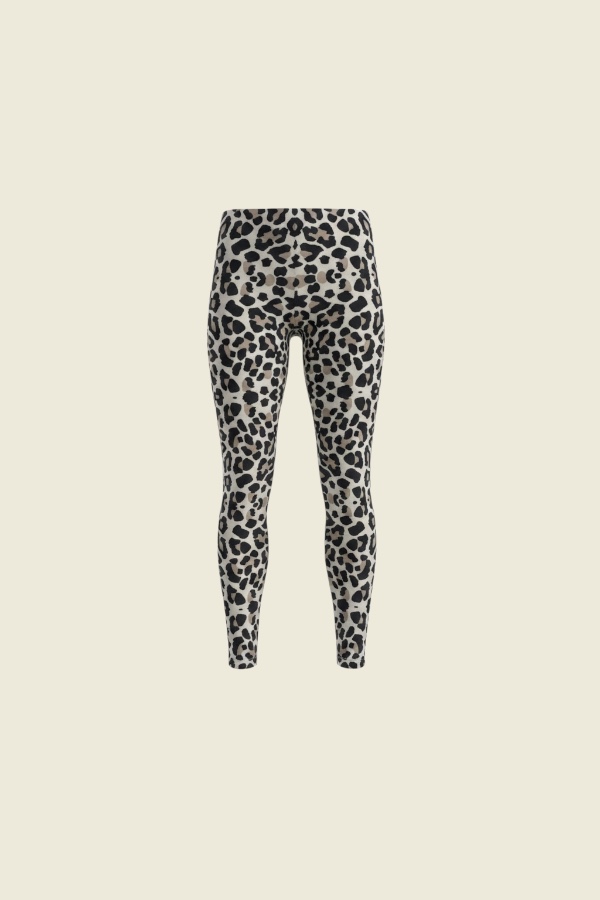 Calza Outlet Estampado Animal Print Café Sublimado Niña