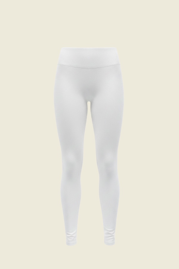 Calza Outlet Unicolor Blanco Suplex