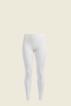 Calza Outlet Unicolor Blanco Niña