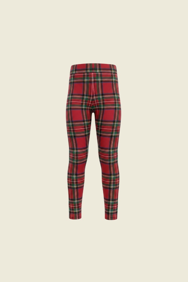 Calza Outlet Estampada Escocés Niña Talla 8