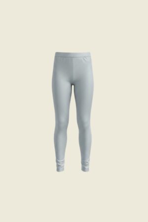 Calza Outlet Unicolor Plateado Metalizado Niña Talla 10